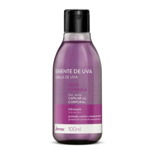ÓLEO CAPILAR E CORPORAL FARMAX 100ML SEMENTE DE UVA