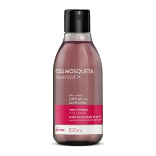 ÓLEO CAPILAR E CORPORAL FARMAX 100ML ROSA MOSQUETA