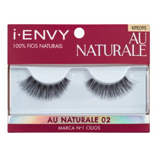 CÍLIOS POSTIÇOS KISS I-ENVY - AU NATURALE 02 - 1 PAR