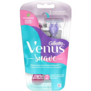 APARELHO DE DEPILAR DESCARTÁVEL GILLETTE VENUS SIMPLY 3 - 2 UNIDADES
