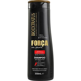 SHAMPOO BIO EXTRATUS 350ML - FORÇA COM PIMENTA