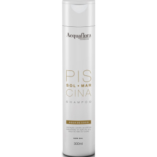 SHAMPOO ACQUAFLORA 300ML SOL MAR PISCINA - ÁGUA DE COCO