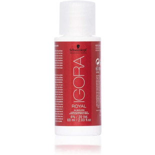ÁGUA OXIGENADA IGORA 60ML 20 VOLUMES ROYAL