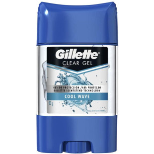 DESODORANTE CLEAR GEL GILLETTE 82G COOL WAVE