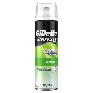 ESPUMA DE BARBEAR GILLETTE PRESTOBARBA 250G SENSITIVE