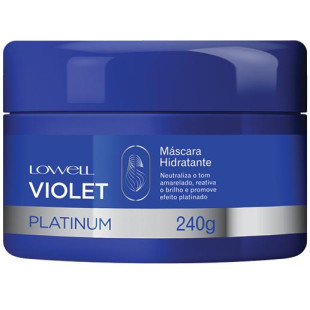 MASCARA CAPILAR LOWELL 240G - PLATINUM VIOLET