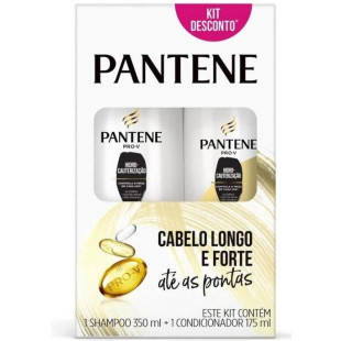 KIT PANTENE HIDRO-CAUTERIZAÇÃO - SHAMPOO 350ML + CONDICIONADOR 175ML