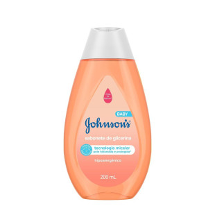SABONETE LÍQUIDO JOHNSONS BABY 200ML - GLICERINA