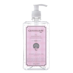 ÁLCOOL EM GEL HIGIENIZANTE GIOVANNA BABY 500ML - ROSA CLARO