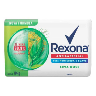 SABONETE EM BARRA REXONA 84G - ERVA DOCE