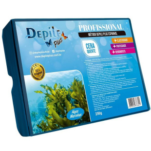 CERA DEPILE PLUS 250G QUENTE - ALGAS MARINHAS