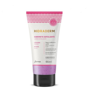 SABONETE LÍQUIDO ESFOLIANTE HIDRADERM 180ML - PITAYA