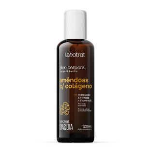 ÓLEO CORPORAL LABOTRAT 120ML - AMÊNDOAS COM COLÁGENO