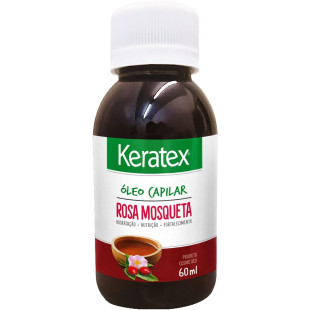 ÓLEO CAPILAR KERATEX 60ML - ROSA MOSQUETA