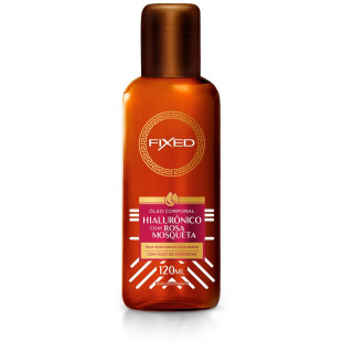 ÓLEO CORPORAL FIXED 120ML - ÁCIDO HIALURÔNICO COM ROSA MOSQUETA