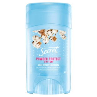 DESODORANTE EM GEL SECRET 45G - POWDER PROTECT - COTTON