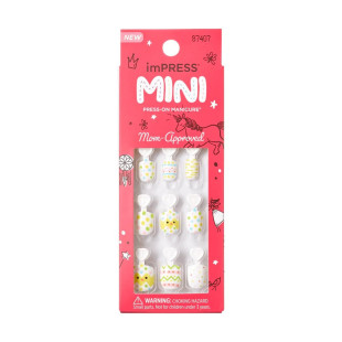 UNHA POSTIÇA KISS IMPRESS MINI - KIDS EGGCELENT DAY - ref:IMK06X