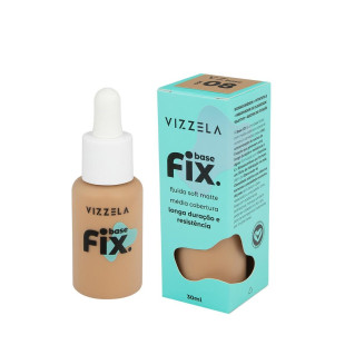 BASE LÍQUIDA VIZZELA FIX - cor:08
