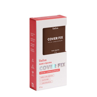 BASE LÍQUIDA DAILUS - COVER FIX - cor:D12 ESCURO