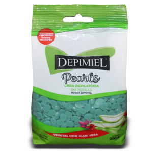CERA DEPIMIEL 200G EM PÉROLAS - QUENTE - VEGETAL