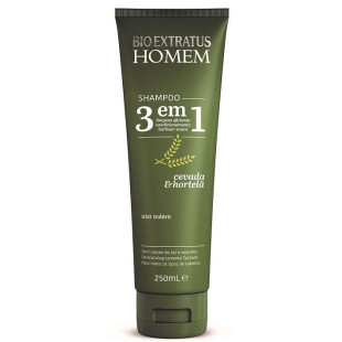 SHAMPOO BIO EXTRATUS 250ML - HOMEM  - 3 EM 1