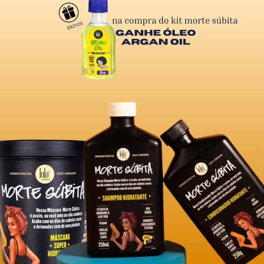 KIT LOLA - GANHA UM OLEO ARGAN LOLA
