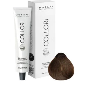 COLORAÇÃO MUTARI 6.37 LOURO ESCURO DOURADO MARROM COLLORI - 60g