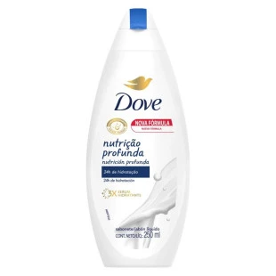 SABONETE LIQUIDO DOVE 250ML - NUTRIÇÃO PROFUNDA