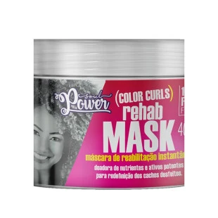 MASCARA CAPILAR SOUL POWER 400G REABILITACAO - COLOR CURLS REHAB