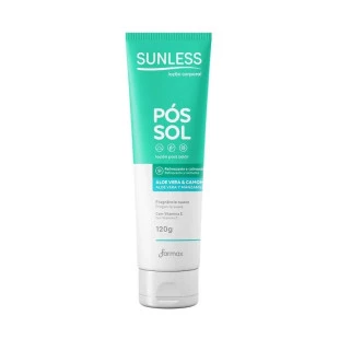 LOÇÃO PÓS SOL SUNLESS 120G - ALOE VERA E CAMOMILA