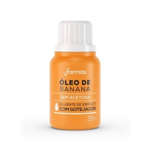 ÓLEO DE BANANA FARMAX 28ML SEM ACETONA