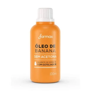 ÓLEO DE BANANA FARMAX 100ML SEM ACETONA