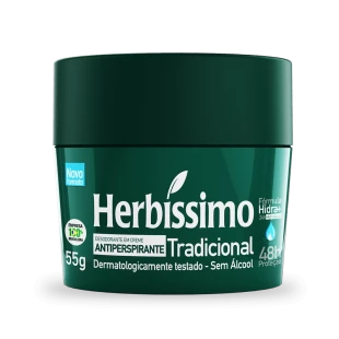 DESODORANTE EM CREME HERBÍSSIMO 55G - TRADICIONAL