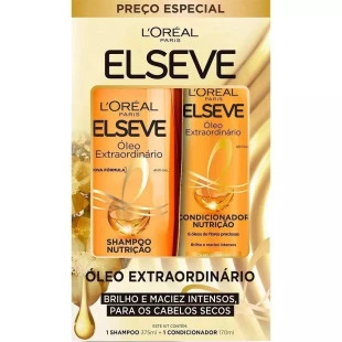 KIT ELSEVE ÓLEO EXTRAODINARIO - SHAMPOO 375ML + CONDICIONADOR 170ML
