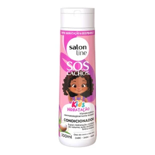 CONDICIONADOR SALON LINE 300ML - SOS CACHOS KIDS - HIDRATAÇÃO