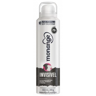 DESODORANTE AEROSOL MONANGE 150ML - INVISÍVEL