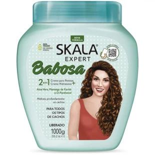 MÁSCARA CAPILAR SKALA 1KG - BABOSA 2 EM 1