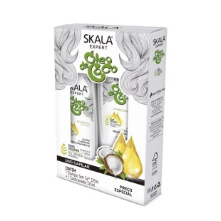 KIT SKALA ÓLEO DE COCO 325ML - SHAMPOO + CONDICIONADOR