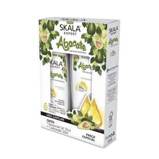 KIT SKALA BOMBA DE VITAMINAS ABACATE 325ML - SHAMPOO + CONDICIONADOR
