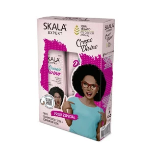 KIT SKALA CRESPO DIVINO 325ML - SHAMPOO + CONDICIONADOR