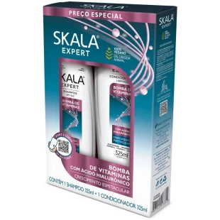 KIT SKALA BOMBA DE VITAMINAS S.O.S 325ML - SHAMPOO + CONDICIONADOR