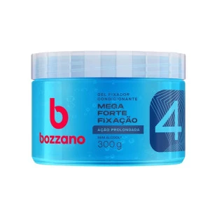 GEL FIXADOR BOZZANO 300G AZUL - AÇÃO PROLONGADA