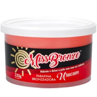 PARAFINA BRONZEADORA MISS BRONZE 220G - URUCUM