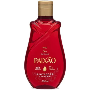 ÓLEO CORPORAL DE AMÊNDOAS PAIXÃO 200ML - TENTADORA