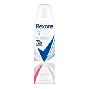 DESODORANTE AEROSOL REXONA 150ML SEM PERFUME