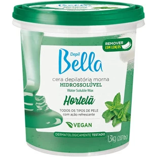 CERA DEPIL BELLA 1.3KG HIDROSSOLÚVEL - HORTELÃ