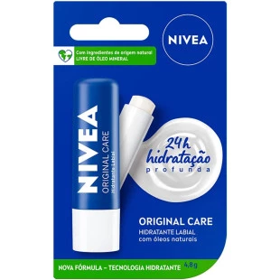PROTETOR LABIAL HIDRATANTE NÍVEA 4,8G - ORIGINAL CARE