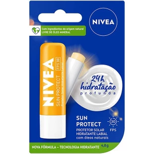 PROTETOR LABIAL HIDRATANTE NÍVEA 4,8G - SUN PROTECT