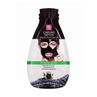MÁSCARA FACIAL RUBY KISSES 10G - CARVÃO DETOX - PEEL OFF