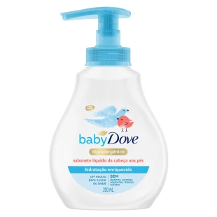 SABONETE LÍQUIDO DOVE BABY 200ML - HIDRATAÇÃO ENRIQUECIDA